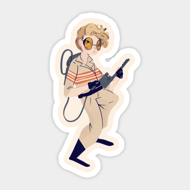 Holtzmann Sticker by nanlawson